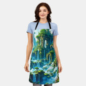 Waterval Tree Kingdom Dream Schort (Gedragen)