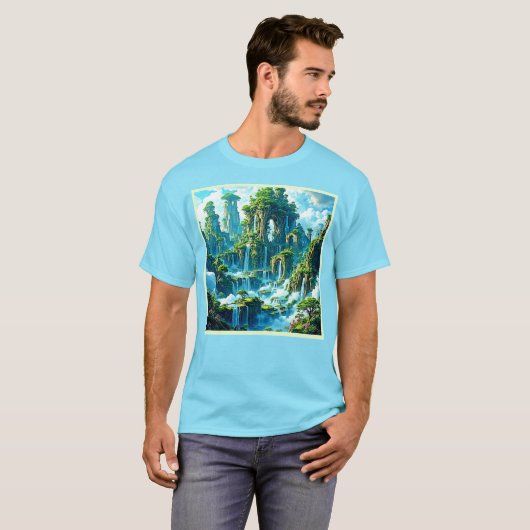 Waterval Tree Kingdom Dream T-shirt (Voorkant volledig)