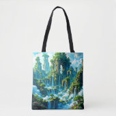 Waterval Tree Kingdom Dream Tote Bag (Voorkant)