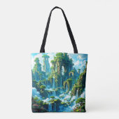 Waterval Tree Kingdom Dream Tote Bag (Achterkant)