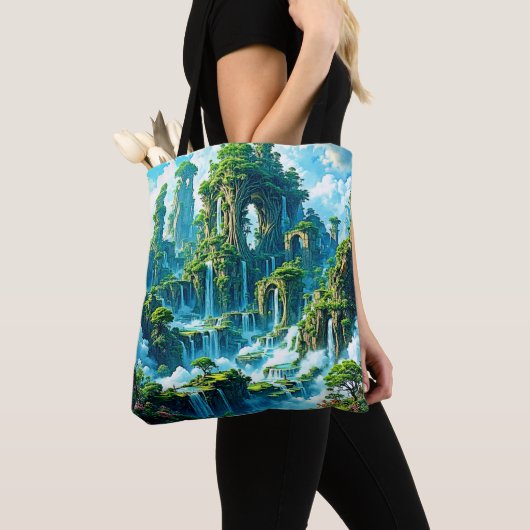 Waterval Tree Kingdom Dream Tote Bag (Dichtbij)