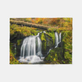 Waterval | Triberg Waterfall, Duitsland Fleece Deken (Voorkant (Horizontaal))