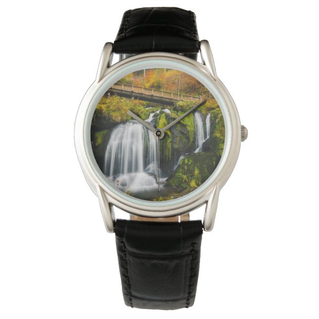 Waterval | Triberg Waterfall, Duitsland Horloge (Voorkant)
