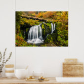 Waterval | Triberg Waterfall, Duitsland Poster (Keuken)