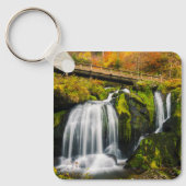 Waterval | Triberg Waterfall, Duitsland Sleutelhanger (Voorkant)