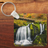 Waterval | Triberg Waterfall, Duitsland Sleutelhanger (Voorkant)