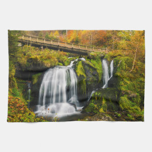 Waterval Triberg Waterfall, Duitsland Theedoek