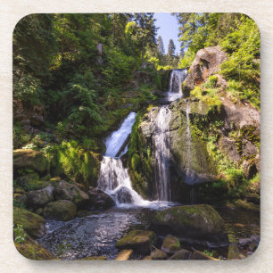 Waterval Triberger Wasserfälle, Duitsland Bier Onderzetter