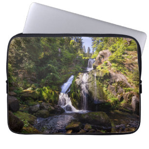 Waterval   Triberger Wasserfälle, Duitsland Laptop Sleeve