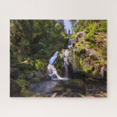 Waterval | Triberger Wasserfälle, Duitsland Legpuzzel (Horizontaal)