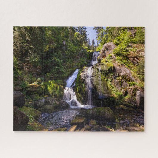 Waterval | Triberger Wasserfälle, Duitsland Legpuzzel (Horizontaal)