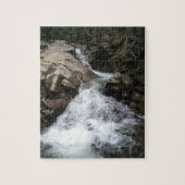 Waterval tussen rotsen puzzel legpuzzel (Verticaal)