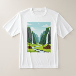 Waterval uitzicht t-shirt