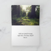 Waterval - Uw boodschap binnen Kaart (Binnen)