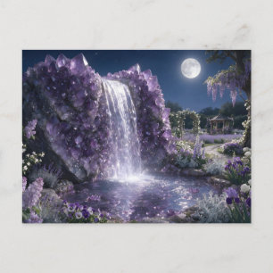 Waterval van Amethyst in februari Briefkaart
