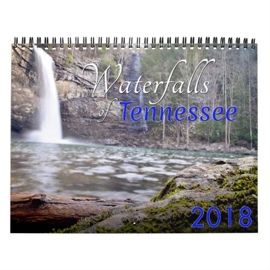 Waterval van de agenda van Tennessee 2018 Kalender (Hoes)