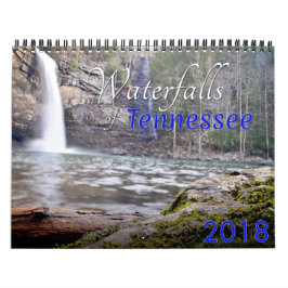 Waterval van de agenda van Tennessee 2018 Kalender