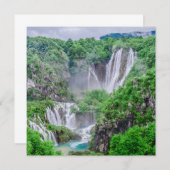 Waterval van de meren van Plitvice (Voorkant / Achterkant)