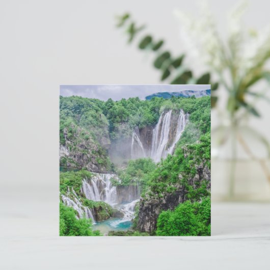 Waterval van de meren van Plitvice (Staand voorkant)