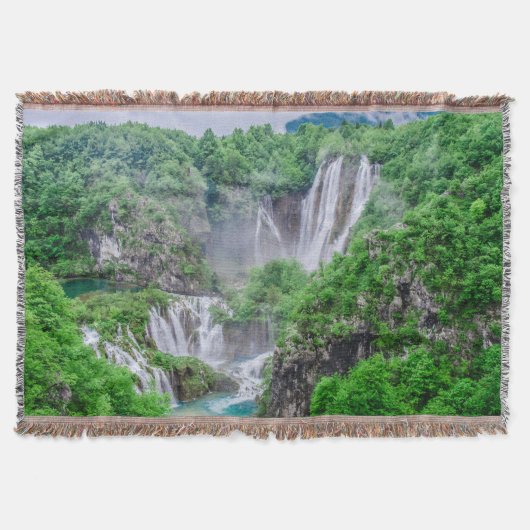 Waterval van de meren van Plitvice Deken (Voorkant)