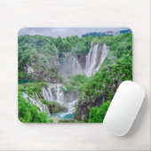 Waterval van de meren van Plitvice Muismat (Met muis)