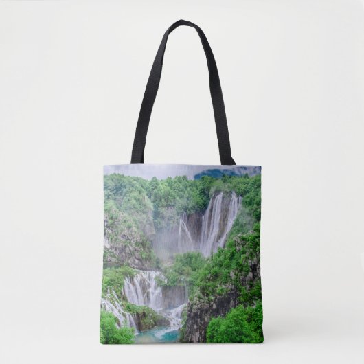 Waterval van de meren van Plitvice Tote Bag (Voorkant)