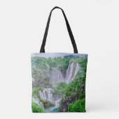 Waterval van de meren van Plitvice Tote Bag (Achterkant)