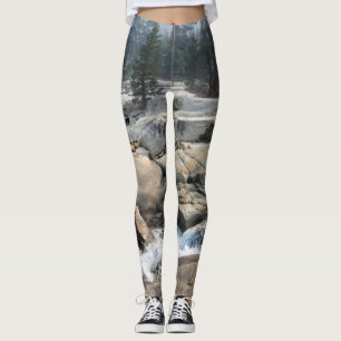 Waterval van de viskreek in de vallei van Cascade Leggings