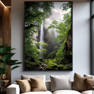 Waterval van de Wilde Ziel Canvas Afdruk
