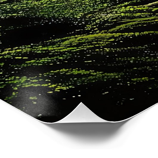 Waterval van de wilde ziel perfect poster (Hoek)