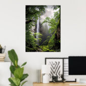 Waterval van de Wilde Ziel Poster (Thuiskantoor)