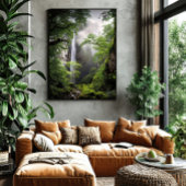 Waterval van de wilde ziel poster