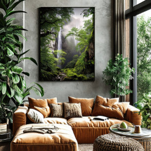 Waterval van de wilde ziel poster