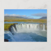 Waterval van Godafoss, IJsland Briefkaart (Voorkant)