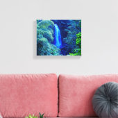 Waterval van het eiland canvas afdruk (Insitu (Woonkamer))
