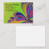 waterval van koolstof visitekaartje (Voorkant / Achterkant)