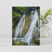 Waterval van Mele-Maat in Oerwoud Bedankkaart (Staand voorkant)