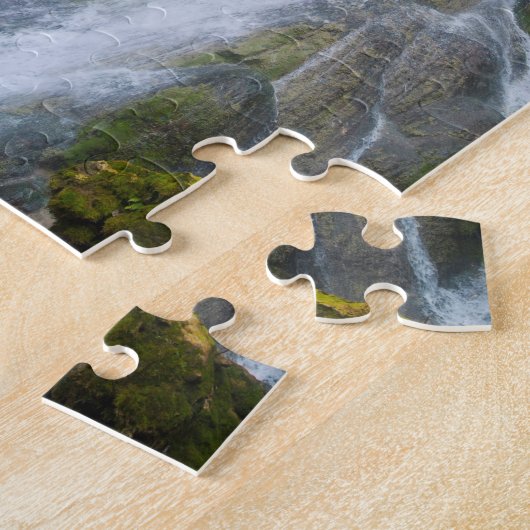 Waterval van Mele-Maat in Oerwoud Legpuzzel (Zijkant)