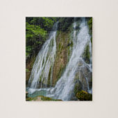 Waterval van Mele-Maat in Oerwoud Legpuzzel (Verticaal)