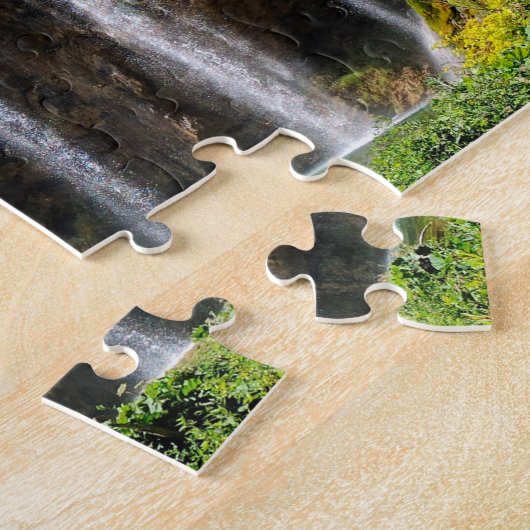 Waterval van Plitvice Lakes Kroatië Legpuzzel (Zijkant)