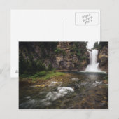 Waterval van Running Eagle ook bekend als Trick Fa Briefkaart (Voorkant / Achterkant)