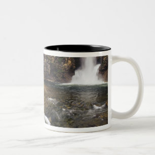 Waterval van Running Eagle ook bekend als Trick Fa Tweekleurige Koffiemok