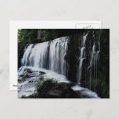 Waterval van Sgŵd isaf Clun-gwyn Briefkaart (Voorkant / Achterkant)