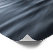 WATERVAL VAN SKÓGAFOSS, IJSLAND - ZWART EN WITTE POSTER (Hoek)