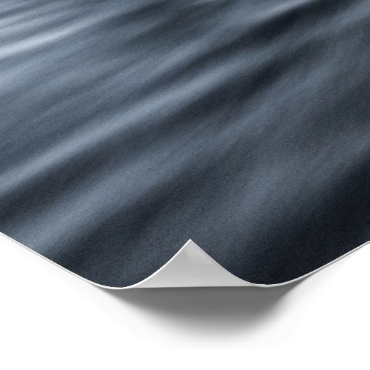 WATERVAL VAN SKÓGAFOSS, IJSLAND - ZWART EN WITTE POSTER (Hoek)