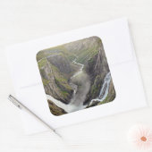 Waterval van Voringsfossen in Noorwegen sticker (Envelop)