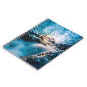 Waterval | Vatnajokull Glacier, Oost-IJsland Notitieboek (Linkerzijde)