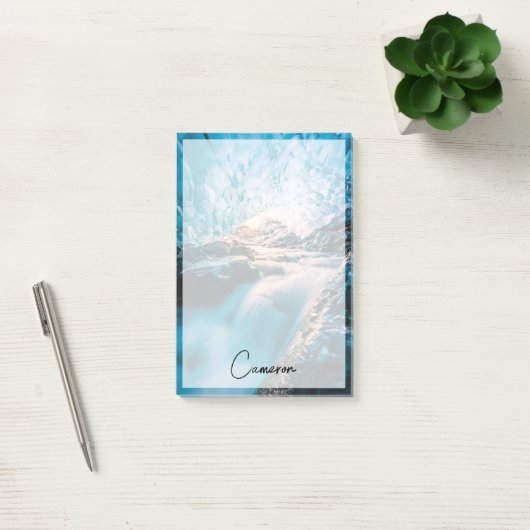 Waterval | Vatnajokull Glacier, Oost-IJsland Post-it® Notes (Kantoor)