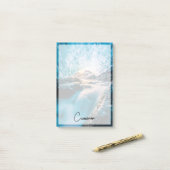 Waterval | Vatnajokull Glacier, Oost-IJsland Post-it® Notes (Op bureau)