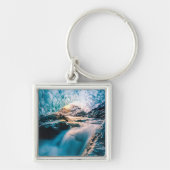Waterval | Vatnajokull Glacier, Oost-IJsland Sleutelhanger (Voorkant)